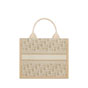 Small Dior Book Tote in Natural M1325CZBB M925 - thumb-3
