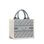 Small Dior Book Tote in Blue M1325CZEM M49E - thumb-2