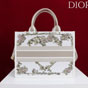 Small Dior Book Tote Multicolor Amour de Roses Embroidery M1325CZHT M941 - thumb-2