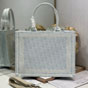 Medium Dior Book Tote with Strap M1354PEWW M259 - thumb-3