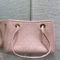 Dior Qixi Small Dior Promenade Shopping Bag Pink M1410OHST M912 - thumb-2