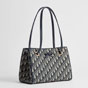Dior Small Shopping Bag Blue Oblique Jacquard M1410OTZQ M928 - thumb-2