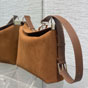Medium Diorly Bag Golden Saddle Suede Calfskin M1412PHJX M44M - thumb-2