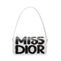 Miss Dior Flap Bag in White Black M2610UZCJ M933 - thumb-3