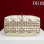 Medium Dior Toujours Bag Metallic Gold Macrocannage Calfskin M2821ONRU M25J - thumb-3