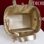 Medium Dior Toujours Bag Metallic Gold Macrocannage Calfskin M2821ONRU M25J - thumb-4