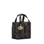Small Dior Toujours Vertical Tote Bag in Black M2835ODFG M911 - thumb-2