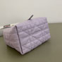 Small Dior Toujours Vertical Tote Bag Lilas M2835OSNW M493 - thumb-3