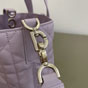 Small Dior Toujours Vertical Tote Bag Lilas M2835OSNW M493 - thumb-5