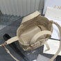 Small Dior Toujours Vertical Tote Bag Craie M2835OSNW M79U - thumb-3