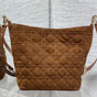 Small Dior Toujours Hobo Bag Marron M2867ODUN M68M - thumb-2