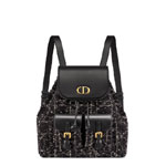 Medium Dior Caro Backpack in Black M6301UDFG M911