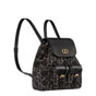 Medium Dior Caro Backpack in Black M6301UDFG M911 - thumb-2
