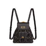 Small Dior Caro Backpack in Black M6302UDFG M911