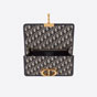 30 Montaigne Chain Bag Blue Dior Oblique Jacquard M9208UTZQ M928 - thumb-2