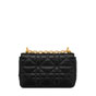 Small Soft Dior Caro Bag in Black M9252UHPA M900 - thumb-3