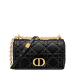 Medium Soft Dior Caro Bag in Black M9253UHPA M900