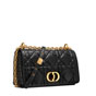 Medium Soft Dior Caro Bag in Black M9253UHPA M900 - thumb-2