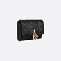 My Dior Glycine Wallet Black Cannage Lambskin S0966ONMJ M900 - thumb-2