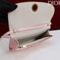 Dior Medaillon Envelope Pouch with Strap Rose S2223QGME M03I - thumb-3