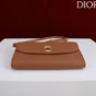 Dior Medaillon Envelope Pouch with Strap Marron S2223QGME M16E - thumb-3
