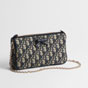 Dior Oblique Bow Pouch with Chain S2504OUQY M928 - thumb-2