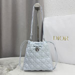 Dior Adiorable Mini Bucket Bag Ice Blue S2611PUQA M39Z