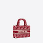 Mini Dior Book Tote Oblique Embroidery S5475ZRIW M17E - thumb-2