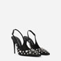 DG Polished calfskin slingbacks with stud embellishment CG0611AC5678S574 - thumb-2