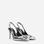 DG Calfskin slingbacks with logo print CG0621AD455HWSAN - thumb-2