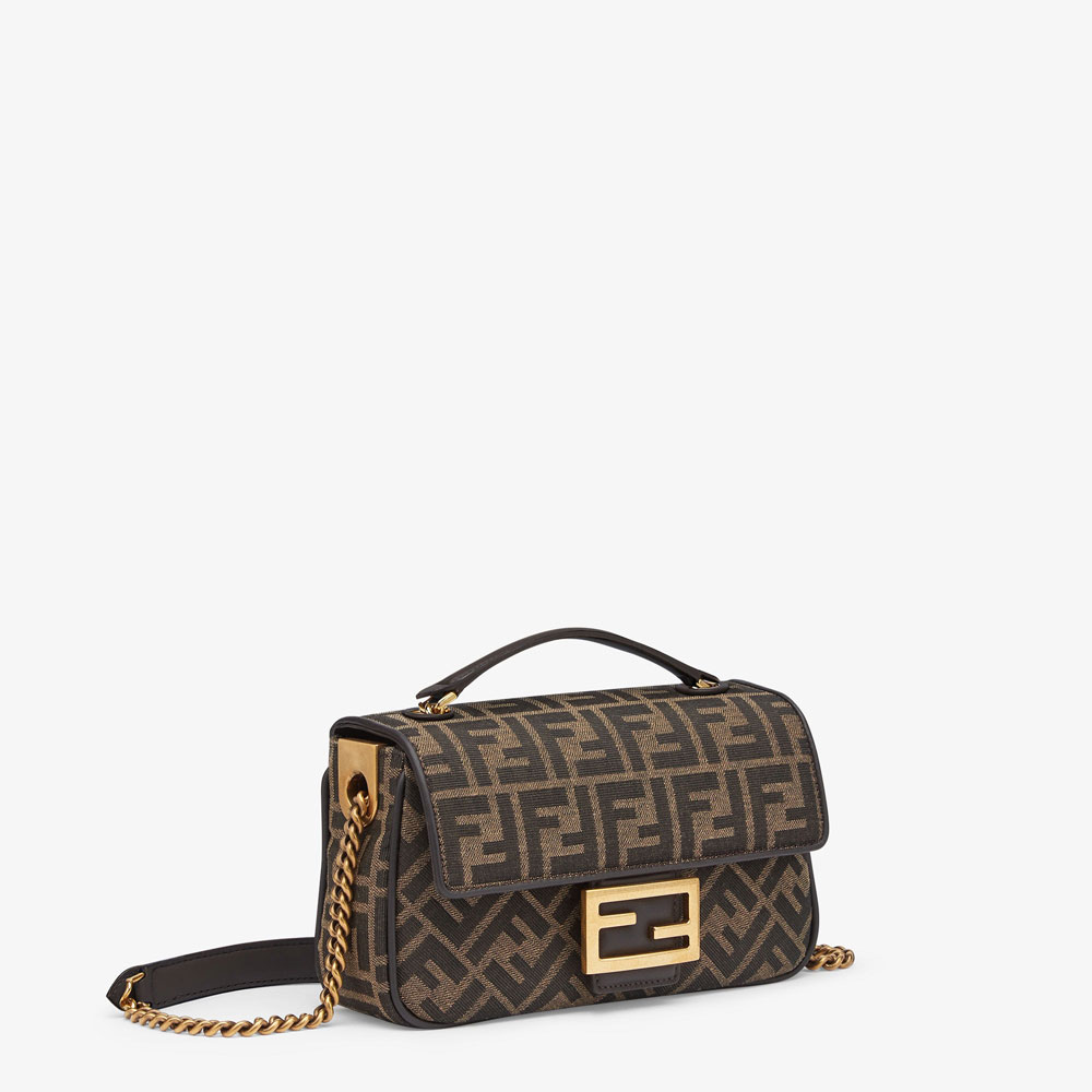 Fendi Baguette Chain Midi Jacquard FF bag 8BR793AKBZF1EM3 - Photo-2