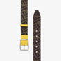 Fendi Brown Fabric Belt 7C0434 AD23 F1BHO - thumb-2