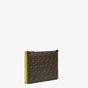 Fendi Clutch Brown Fabric Pochette 7VA433 A8SR F18AJ - thumb-2