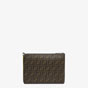 Fendi Clutch Brown Fabric Pochette 7VA433 A8SR F18AJ - thumb-3