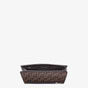 Fendi Clutch Brown Leather Pochette 7VA445 A72A F145H - thumb-4