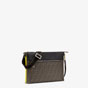 Fendi Messenger Brown Fabric Pochette 7VA470 A80P F17Q0 - thumb-2