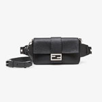 Fendi Baguette Black Calf bag 7VA472 SFR F0GXN