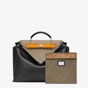 Fendi Peekaboo Essential Black Leather Bag 7VA476 ABGB F1ANU - thumb-2