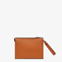 Fendi Flat Pouch Brown Leather Pouch 7VA491 AFBF F1DZ9 - thumb-3