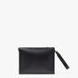 Fendi Flat Pouch Fendace Printed black pouch 7VA491AJJ2F15HM - thumb-3