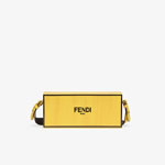 Fendi Horizontal Box Yellow Leather Bag 7VA520 ADP6 F1CIA