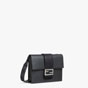 Fendi Flat Baguette Dark grey leather bag 7VA524AGLPF0L6B - thumb-2
