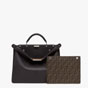 Fendi Peekaboo ISeeU Medium Black leather bag 7VA529AFC3F1EGX - thumb-2