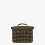 Fendi Peekaboo Iseeu Mini Brown Fabric Bag 7VA530 ABMS F0TPN - thumb-4