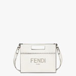 Fendi Mini Shopper Light grey leather shopper 7VA547AC9LF1H33