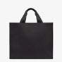 Fendi Fendace Embroidered black canvas Logo Tote 7VA558AJIAF0FQV - thumb-3