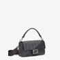 Fendi Baguette Black FF fabric and exotic bag 7VA572ALWIF1DYM - thumb-2