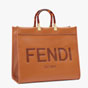 Fendi Sunshine Large Brown leather shopper 8BH372ABVLF0PWZ - thumb-2