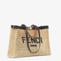 Fendi Peekaboo X-Tote Natural Raffia Bag 8BH374 ABVS F11RK - thumb-2