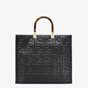 Fendi Sunshine Medium Black leather shopper 8BH386AMCVF0KUR - thumb-3